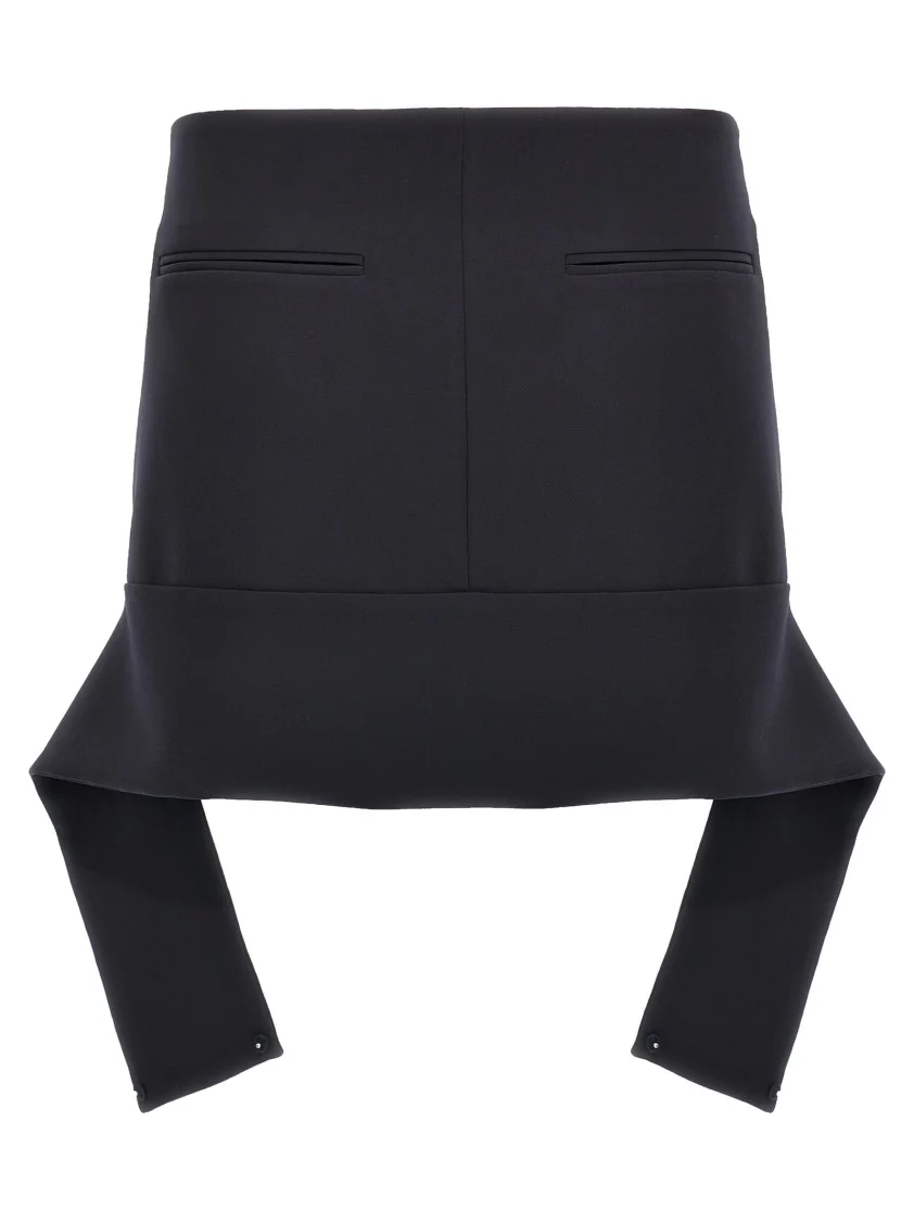 'Reversed Belt Mini' Skirt