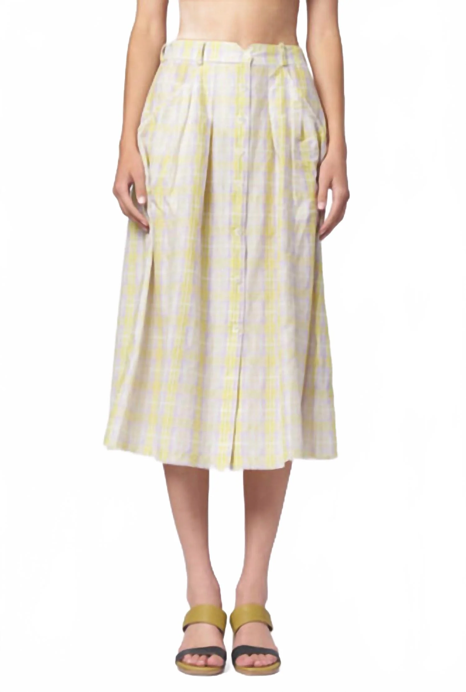 Franklin Skirt In Sun Plaid