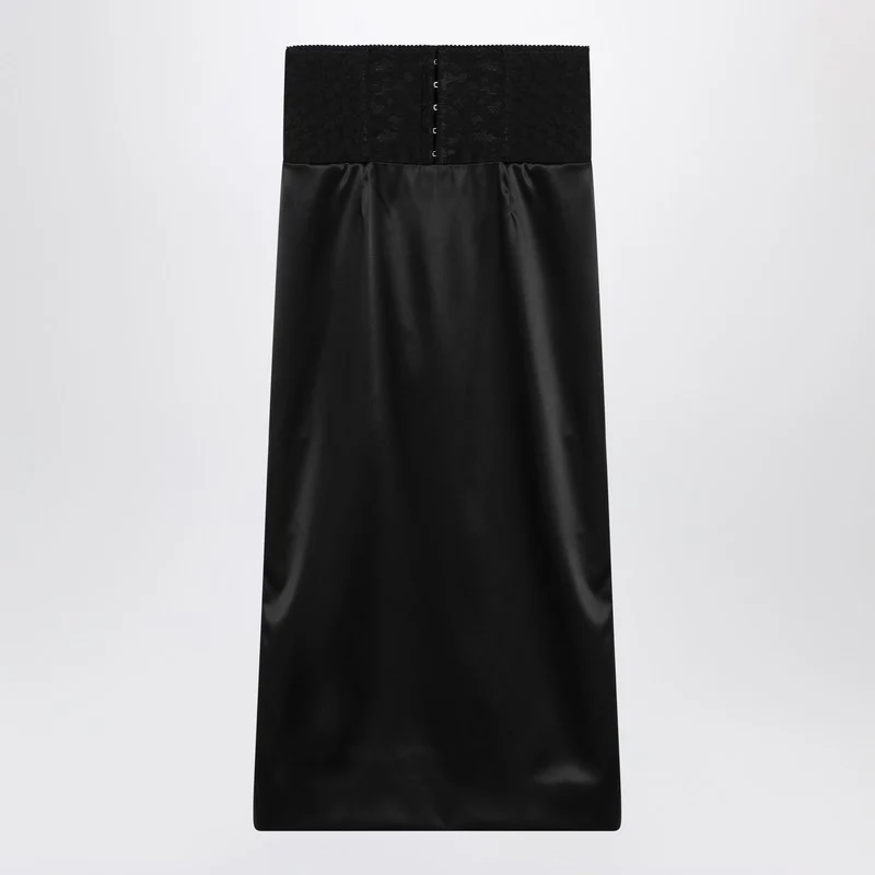 Dolce&Gabbana Midi Skirt With Corset Belt