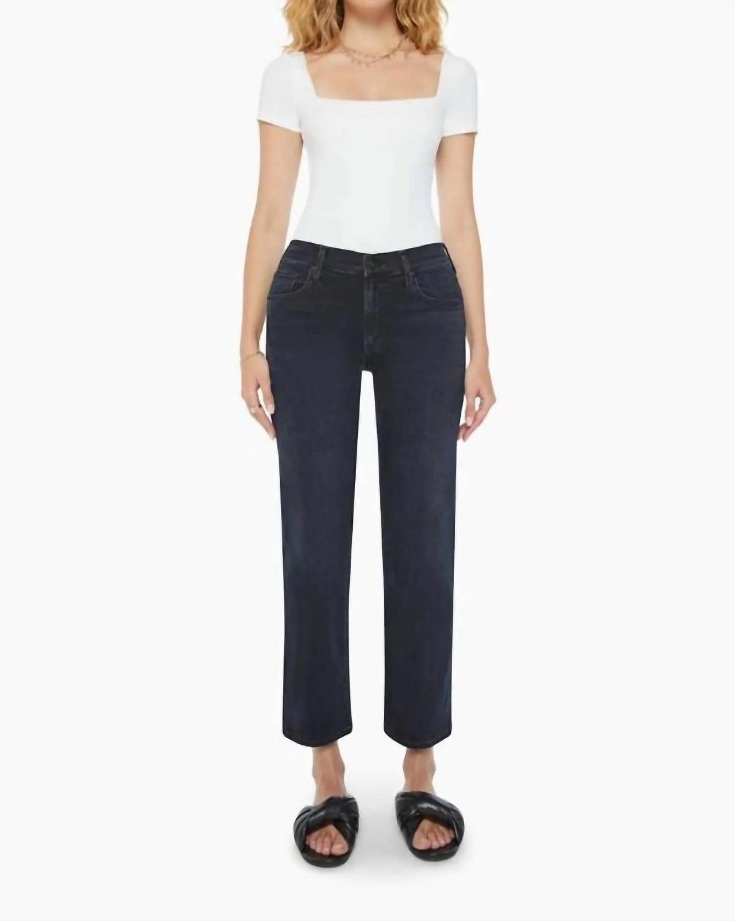 The Mid Rise Rambler Zip Ankle Jean In Night