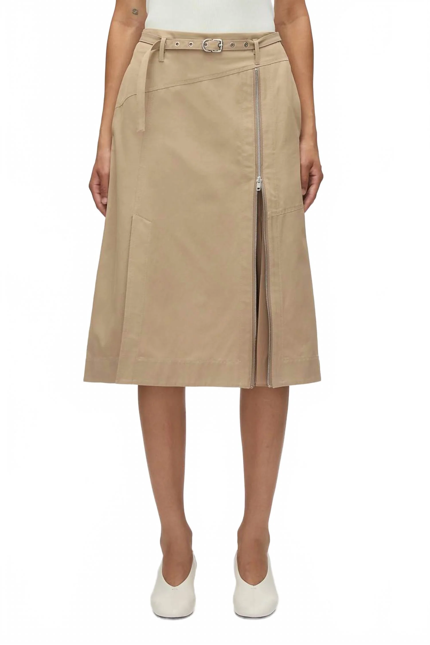 E25136120Ucv Utility Skirt In Khaki