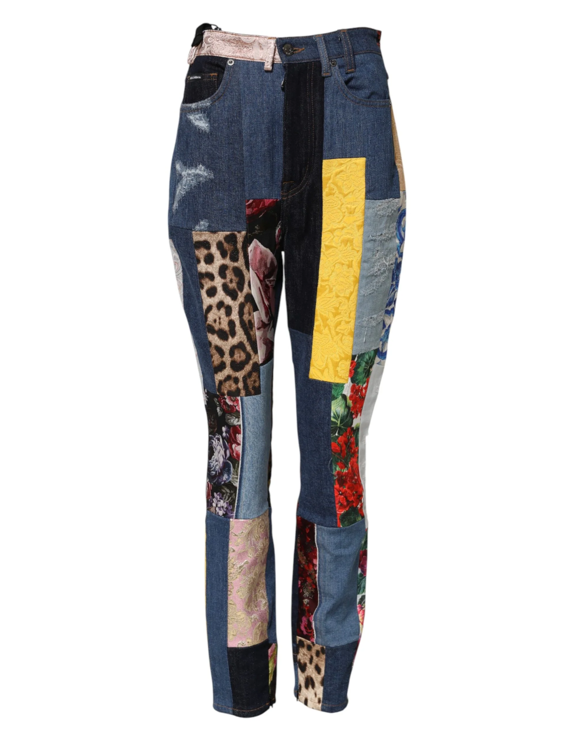 Dolce & Gabbana multi Patchwork Skinny blue Women's Jeans