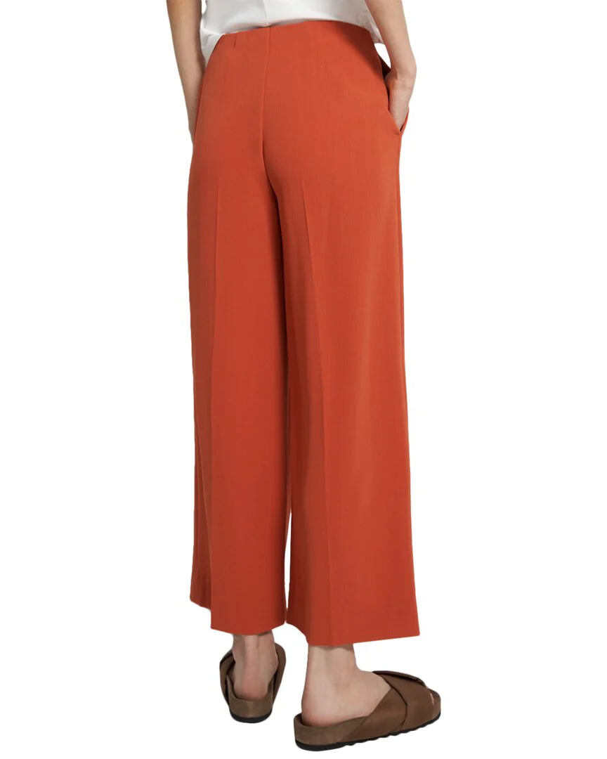 Theory Relaxed Wide Leg Pleated Pant