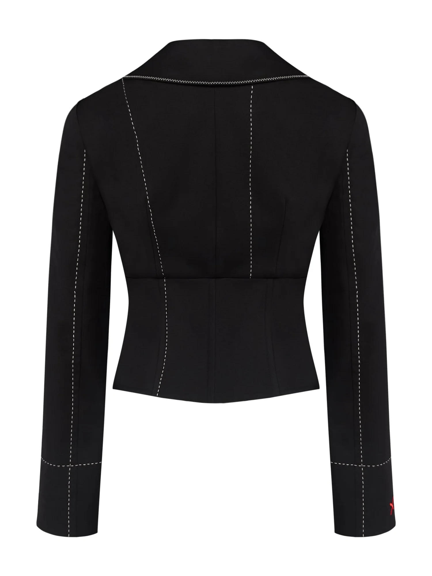 Free Heaven Stitch Detail Corset Blazer