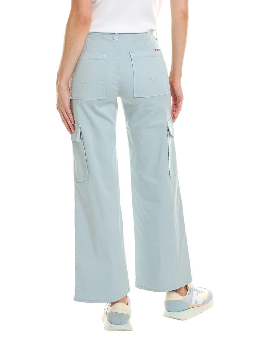 HUDSON Jeans Rosalie Light Grey High-Rise Wide Leg Jean