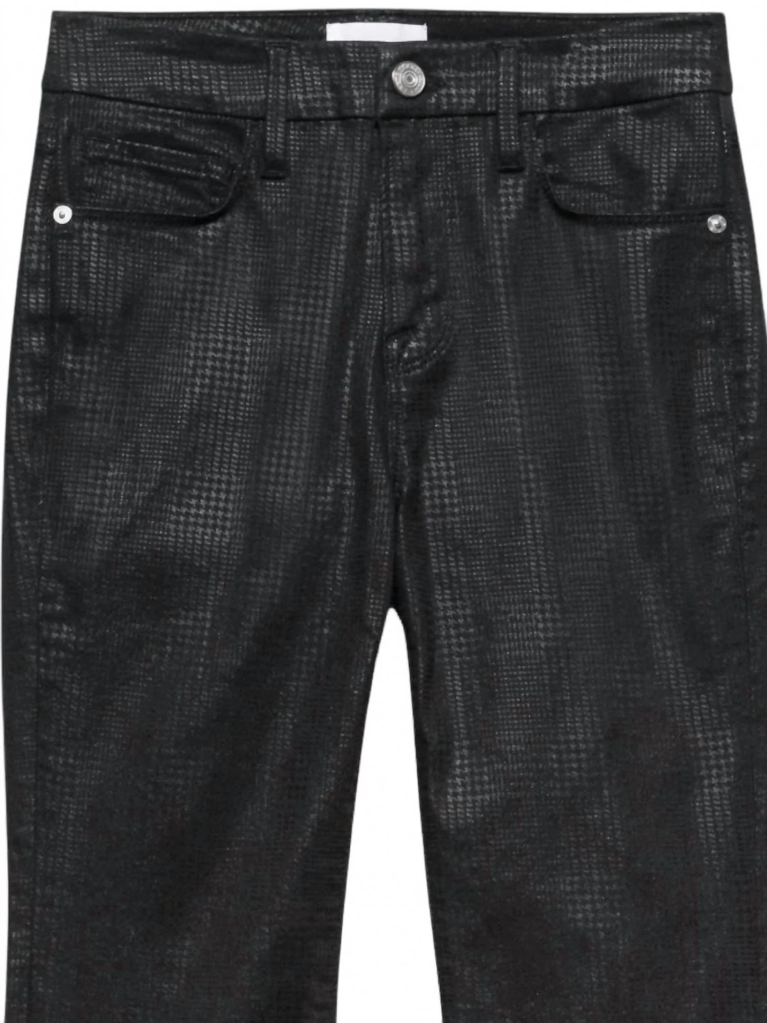 Women's Le Crop Mini Bootcut Jean In Houndstooth Shine