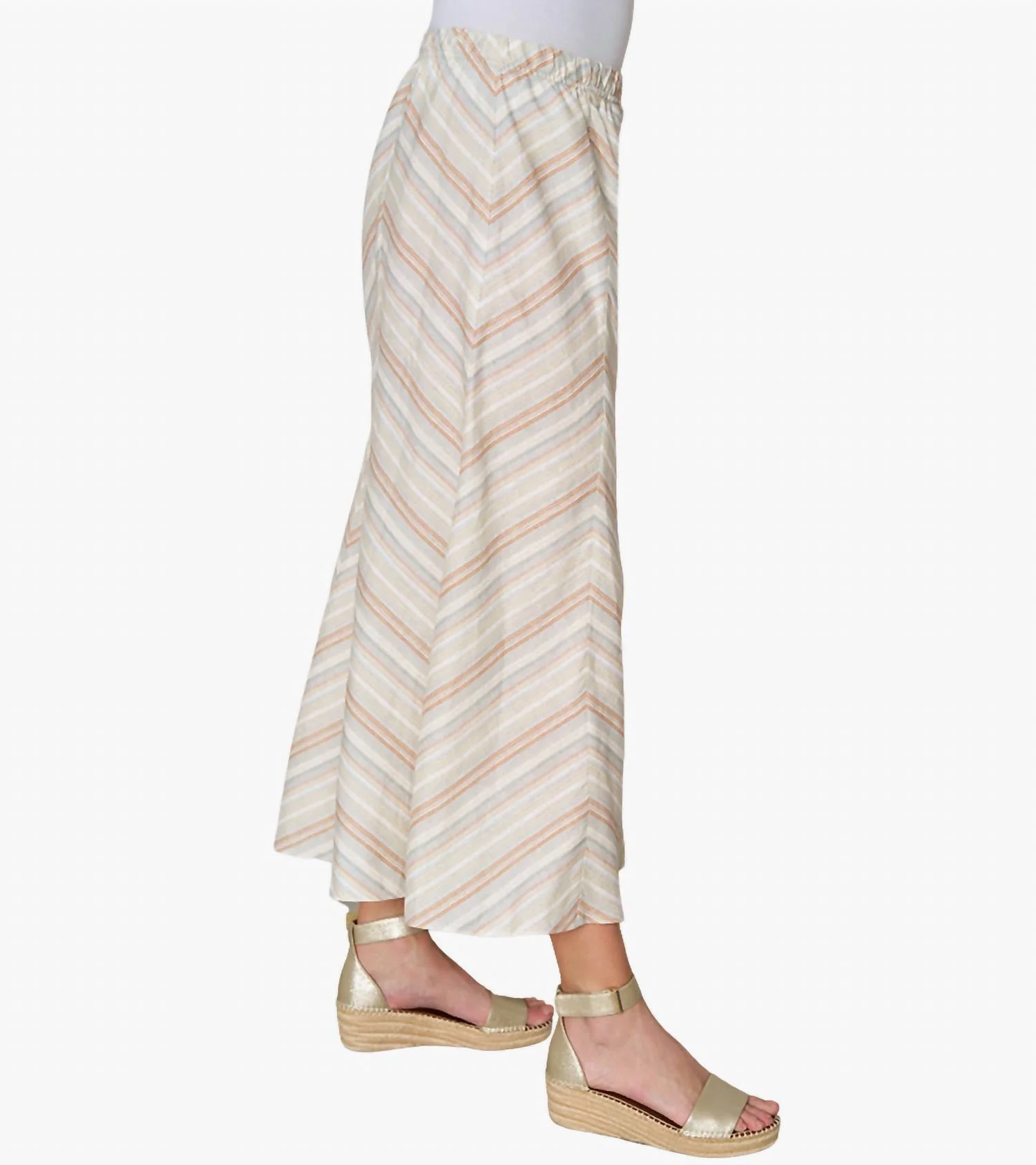 Striped On The Move Skirt In Yarn Dye Stripe