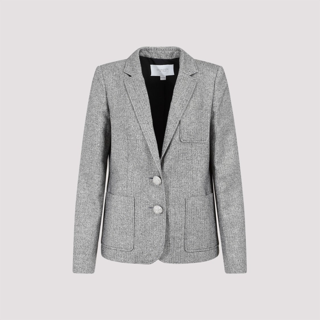 Ivory Black Cotton Jacket