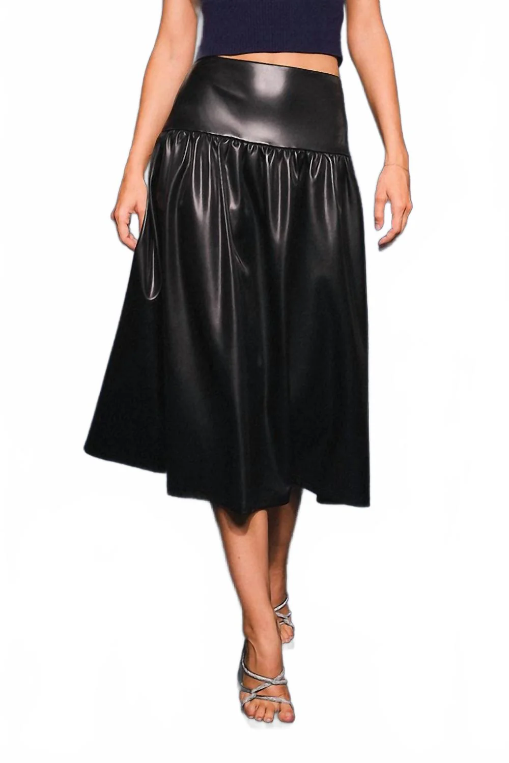 Zaira Midi Skirt In Black