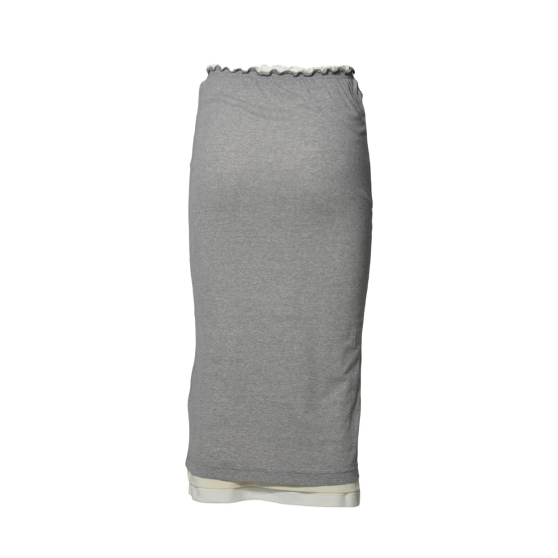 Three Layer Cotton Skirt Grey