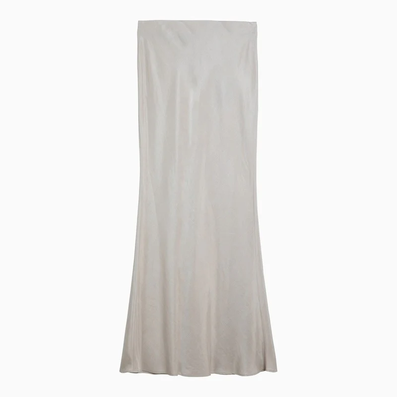 Max Mara Studio Women's Long Linen-Blend Skirt