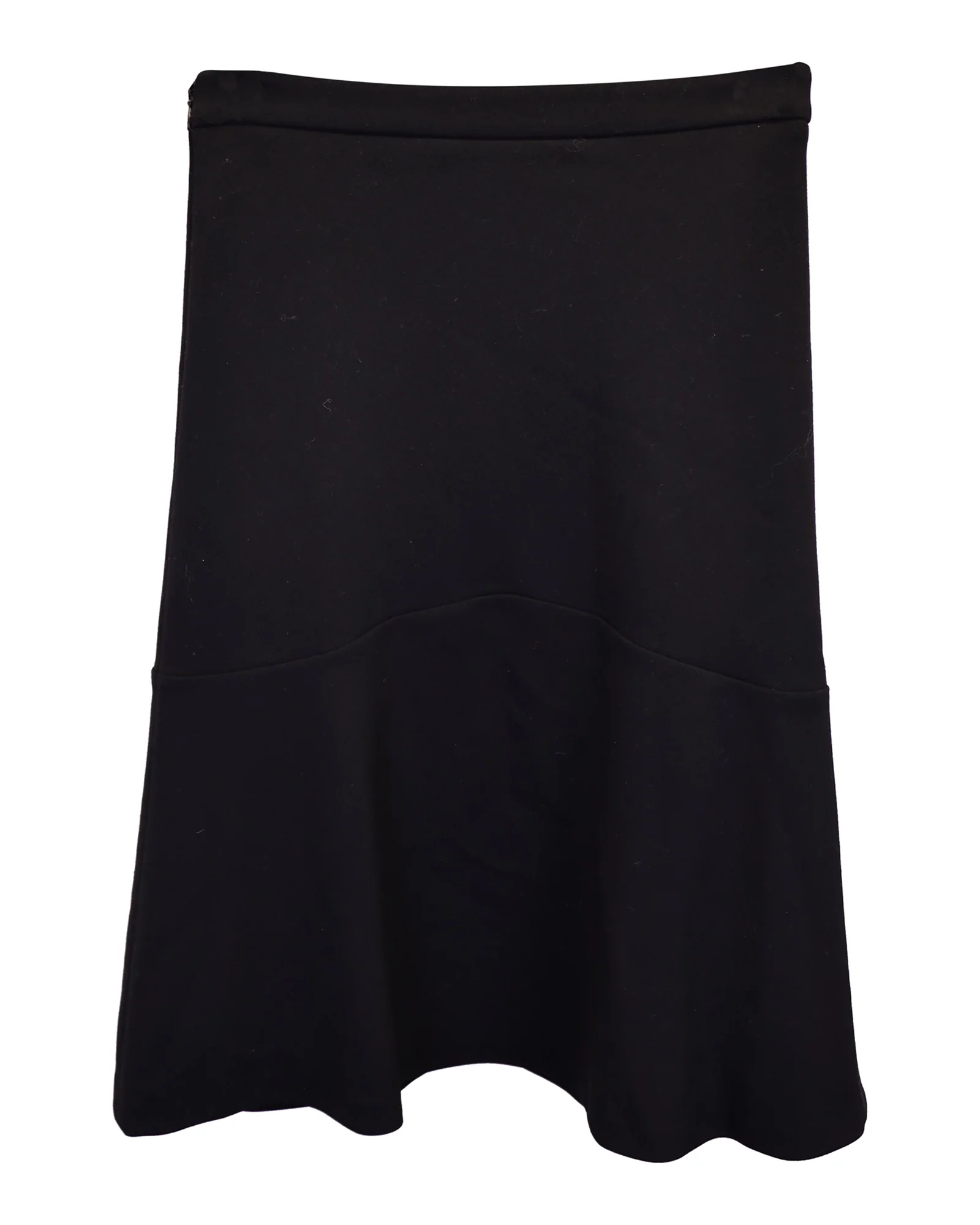 Etro A-Line Knee-Length Skirt in Black Rayon