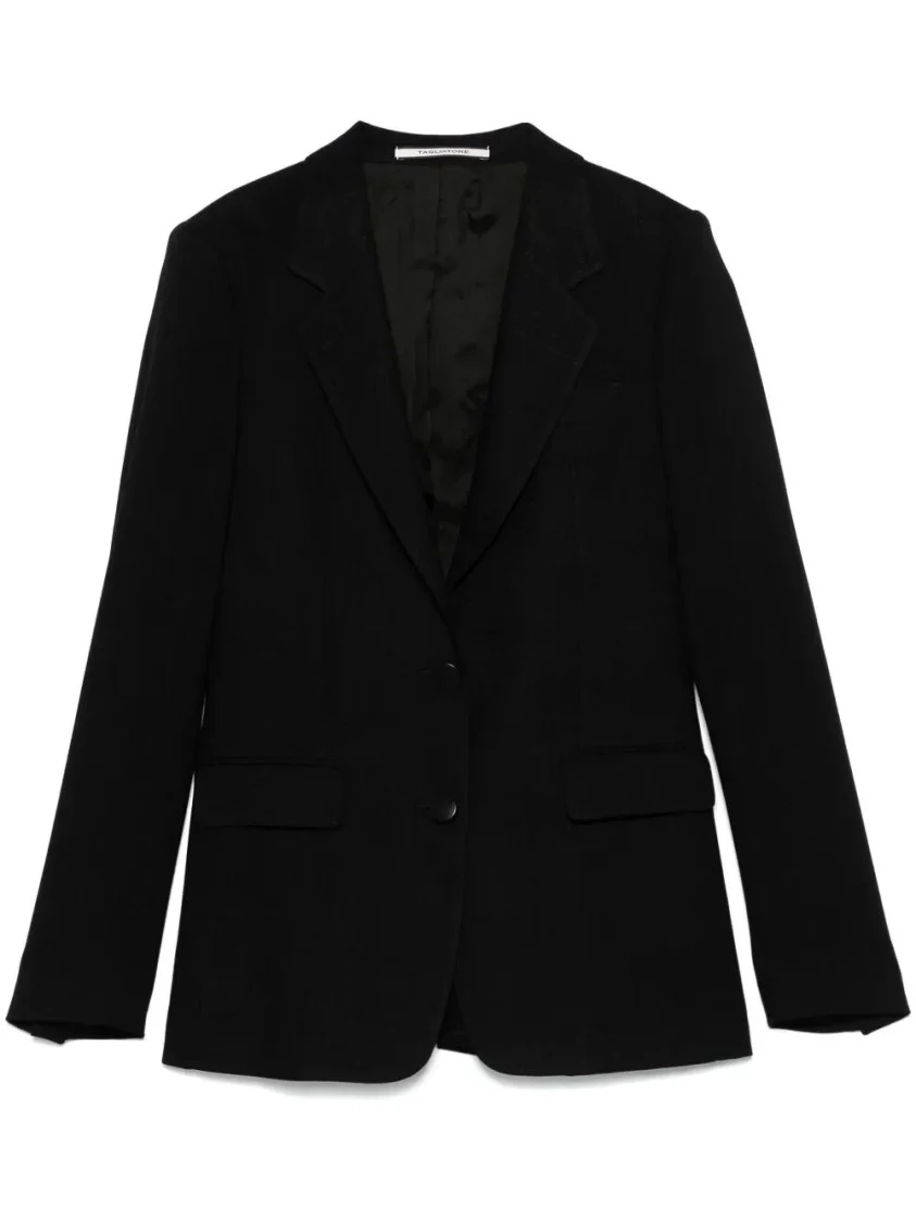 Tailored Black Blazer With Notch Lapel