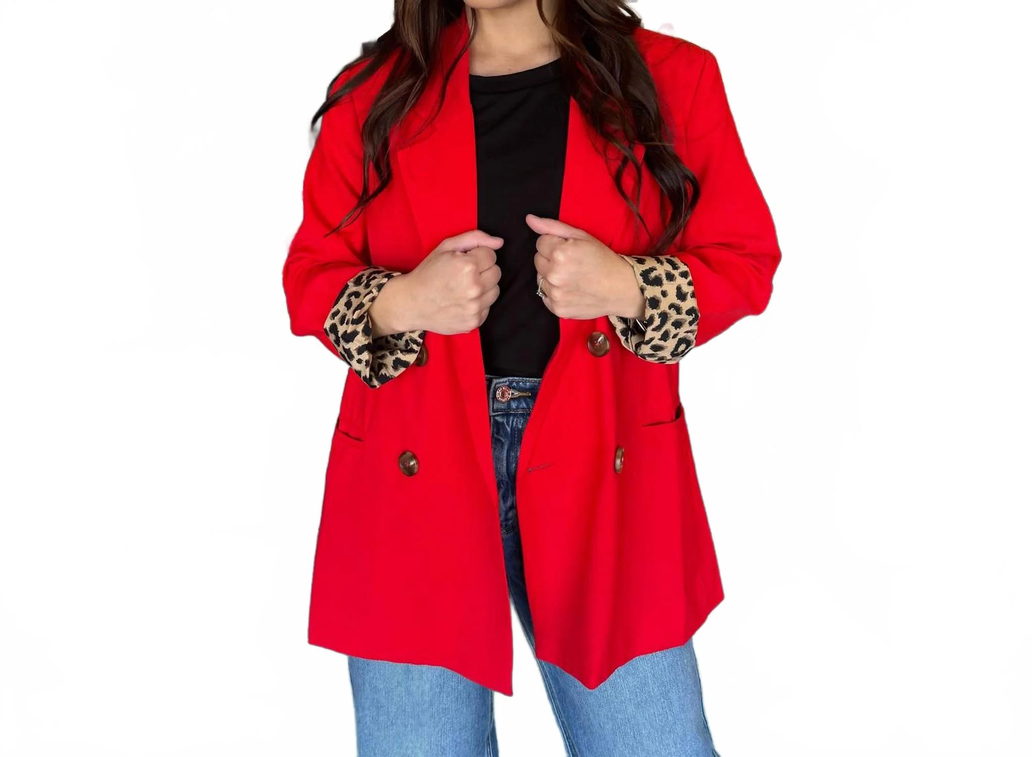 Hope Blazer In Red