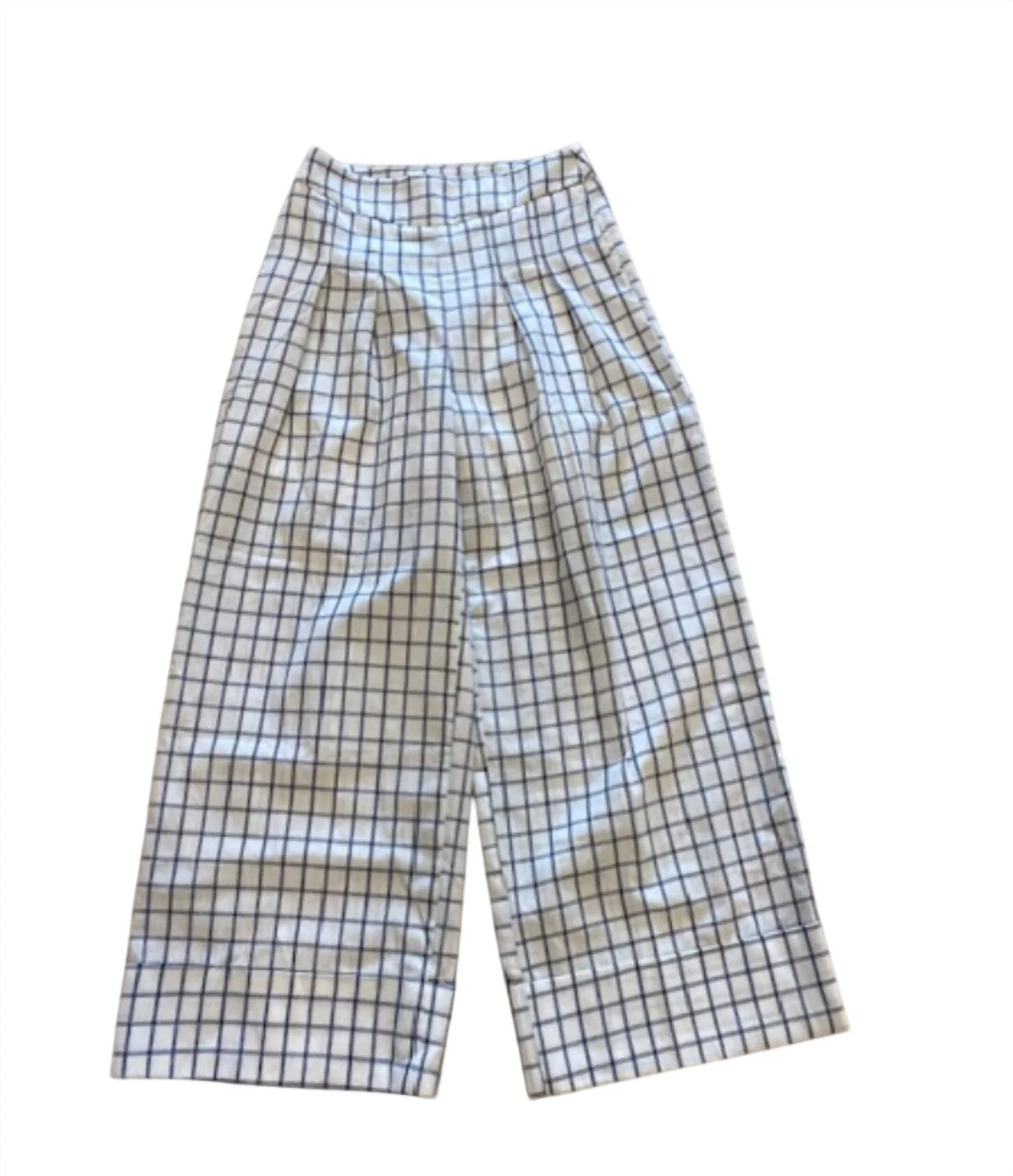 Women's Window Panel Pants In Navy/off White