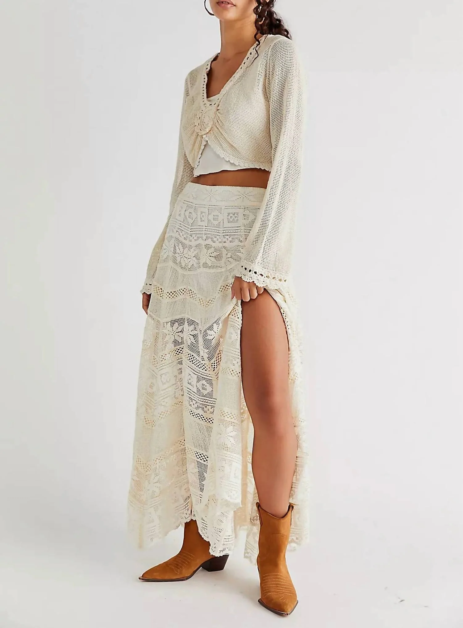 Rebel Maxi Skirt In Tofu