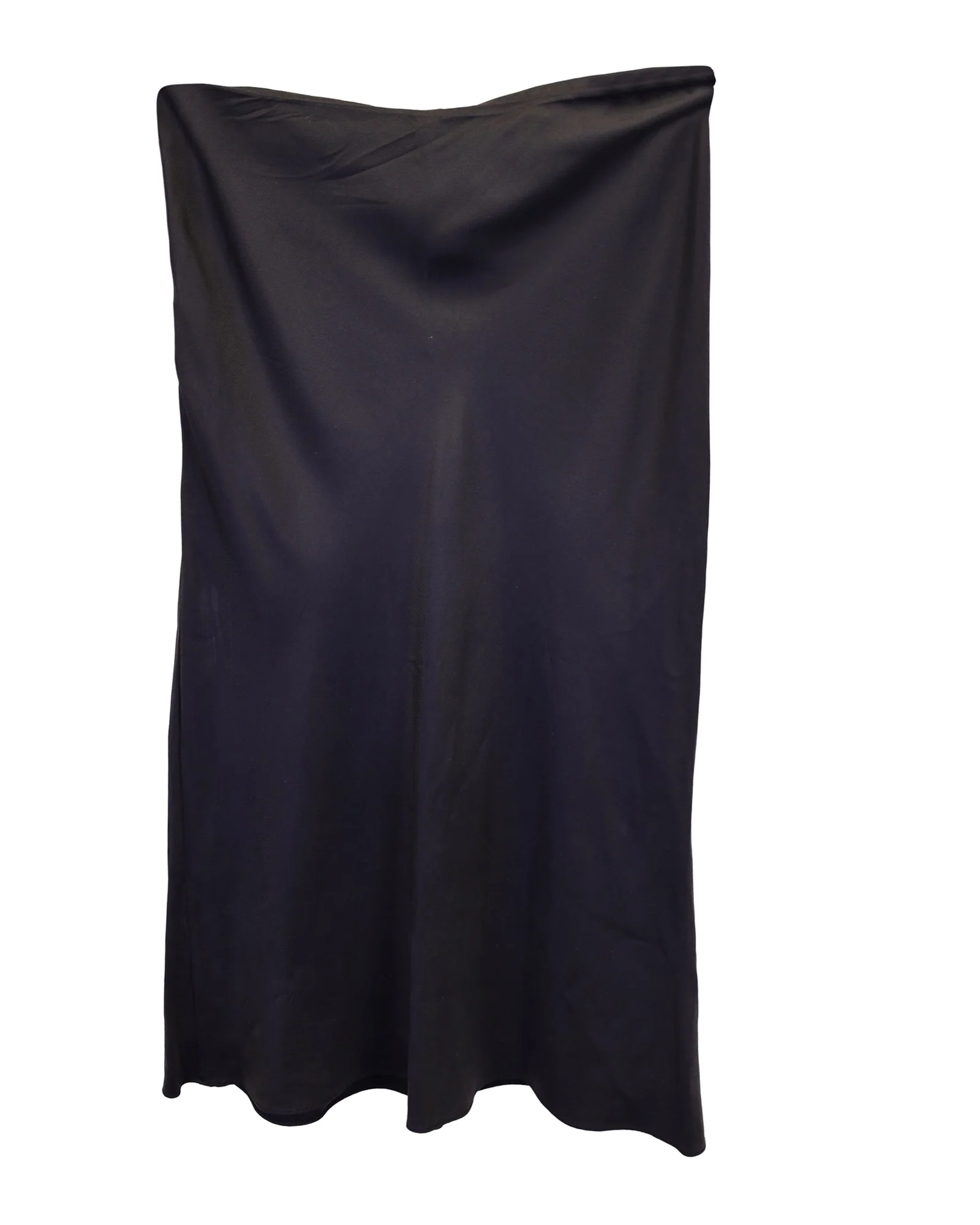 Totême Midi Skirt in Black Silk