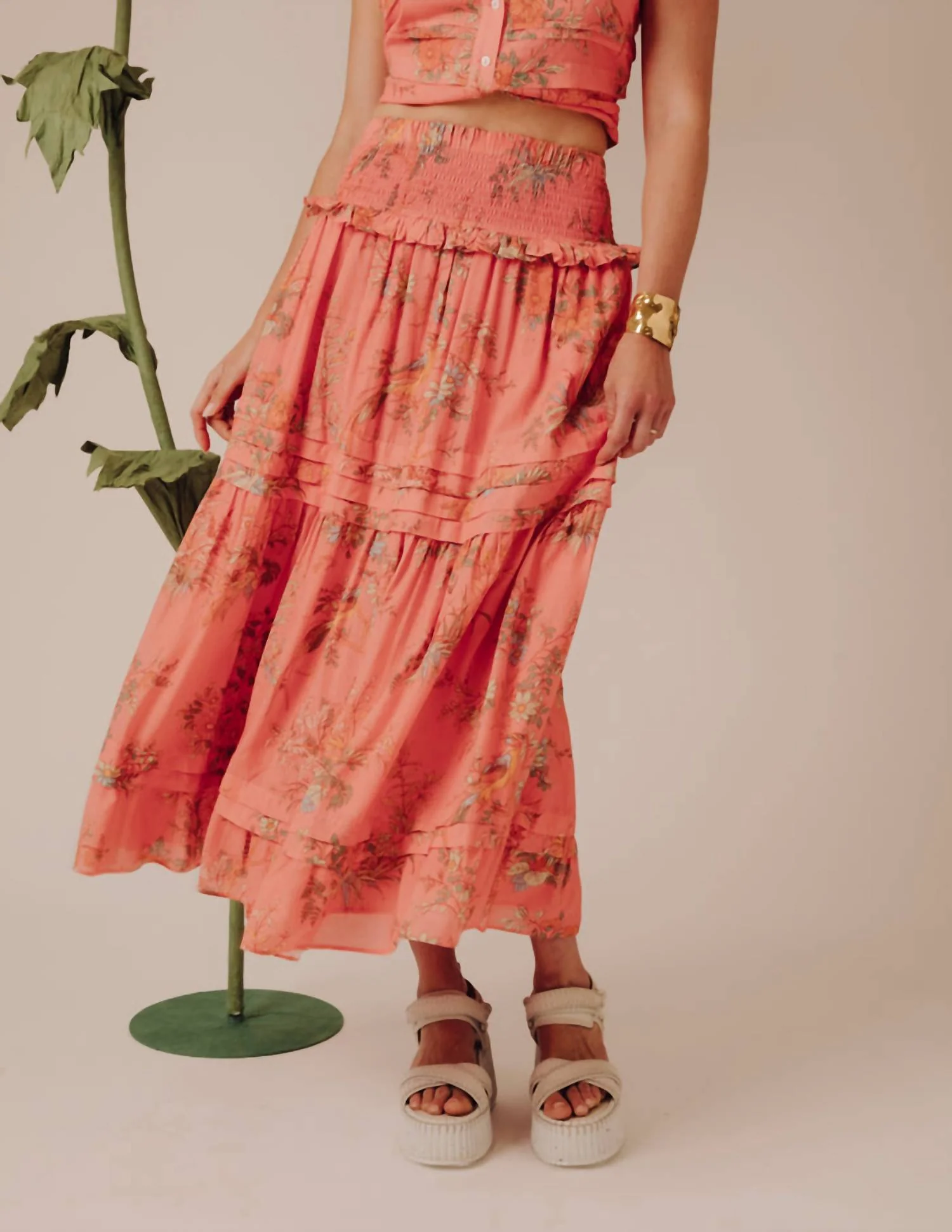 Nolan Skirt In Mayfair Floral Print