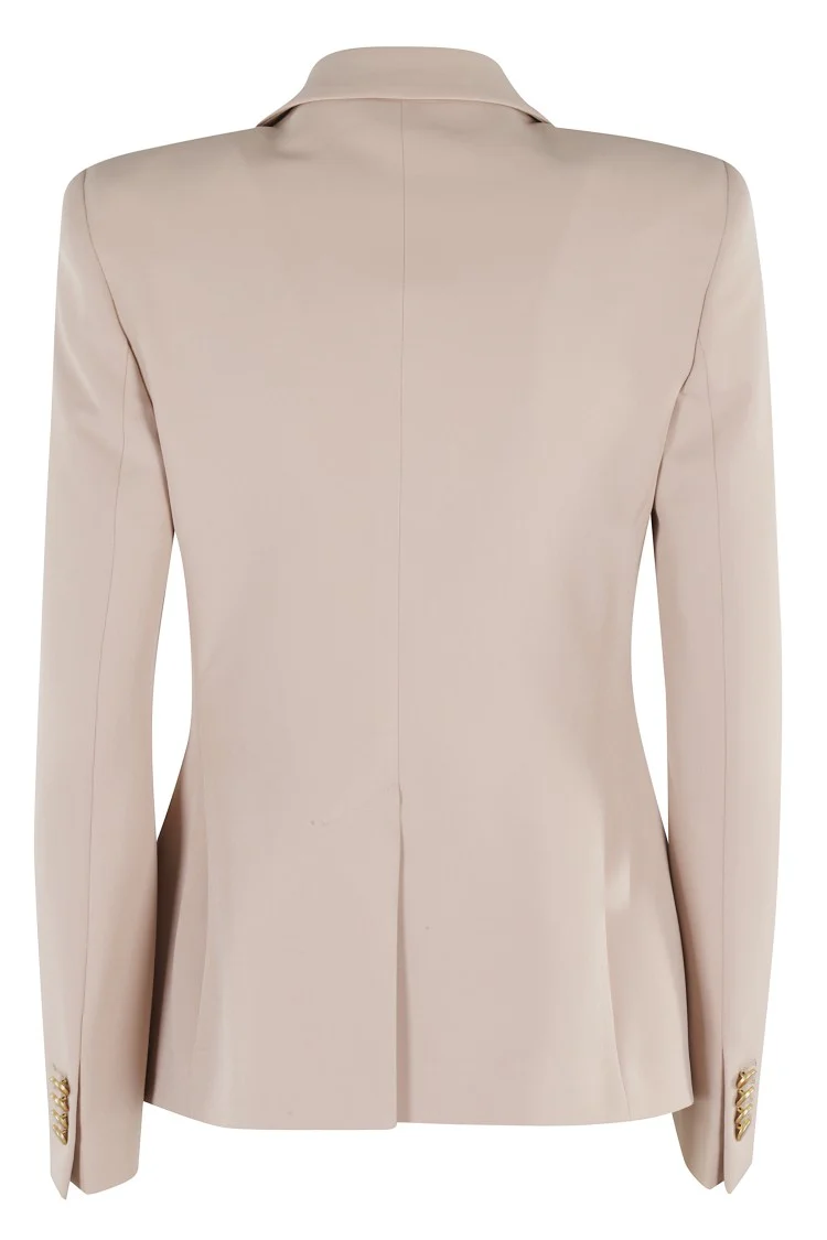 Double-Breasted Tailored Blazer With Straight-Leg Trousers