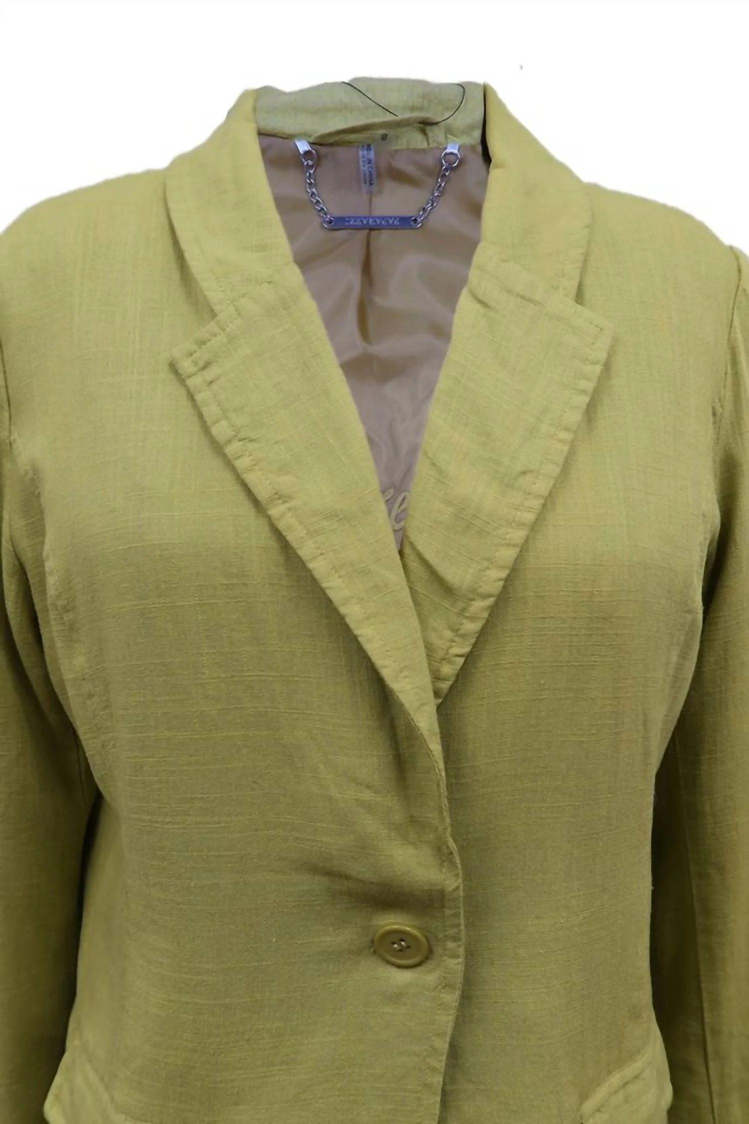 Women's Classic Lined Blazer In Lemongrass
