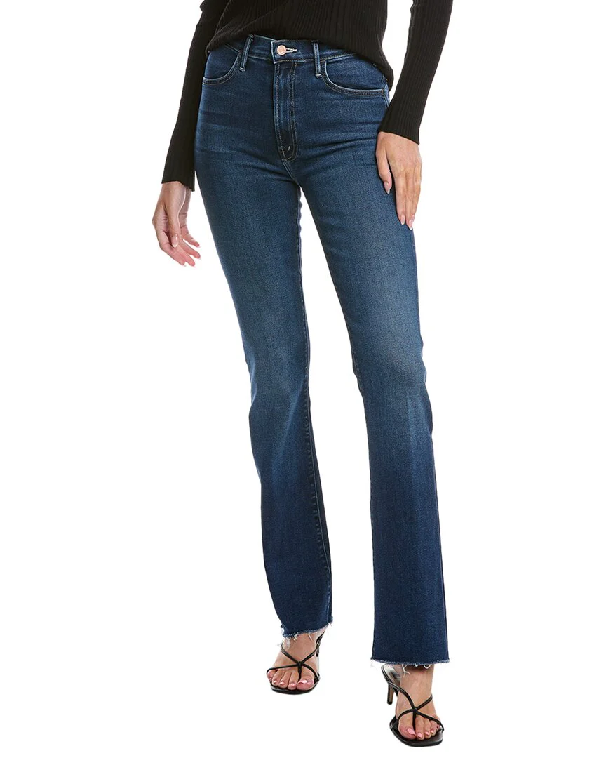 MOTHER The Hustler Heel Fray Yakkity Yak Flare Jean