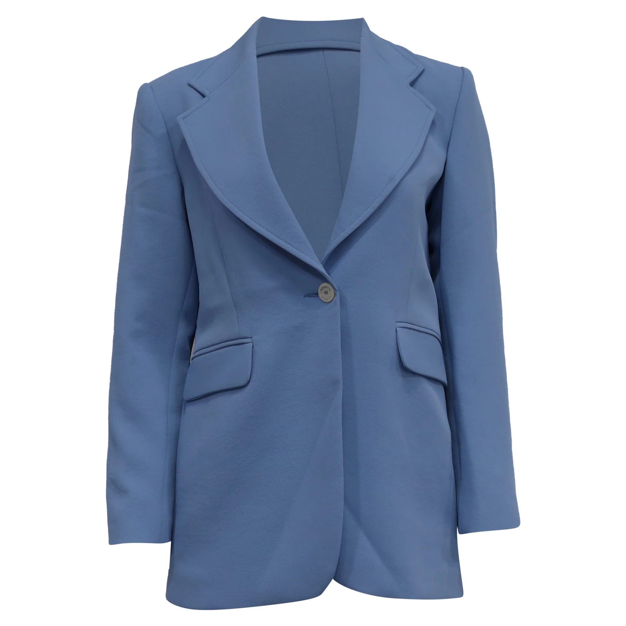 Sandro Cely Tailored Blazer in Light Blue Polyester