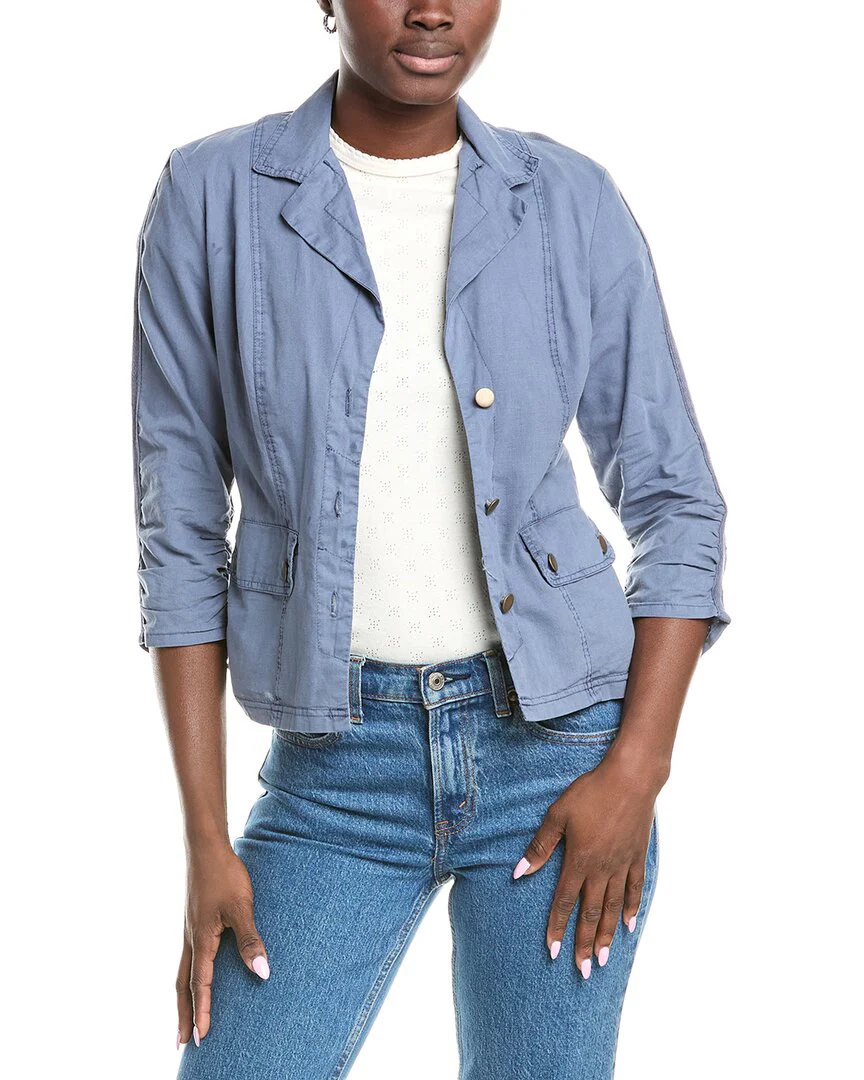 XCVI Wearables Folsky Linen-Blend Jacket