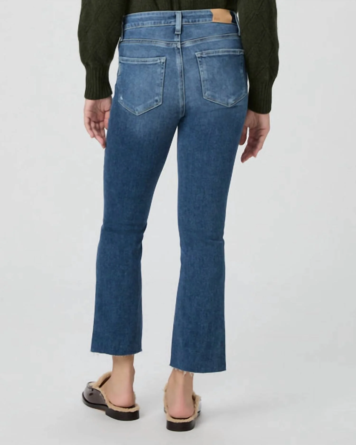 Colette High Rise Crop Jean In Magnolias