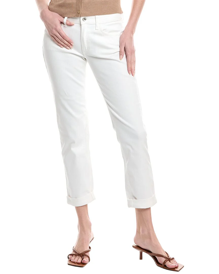 rag & bone Dylan Low-Rise Boyfriend White Jean