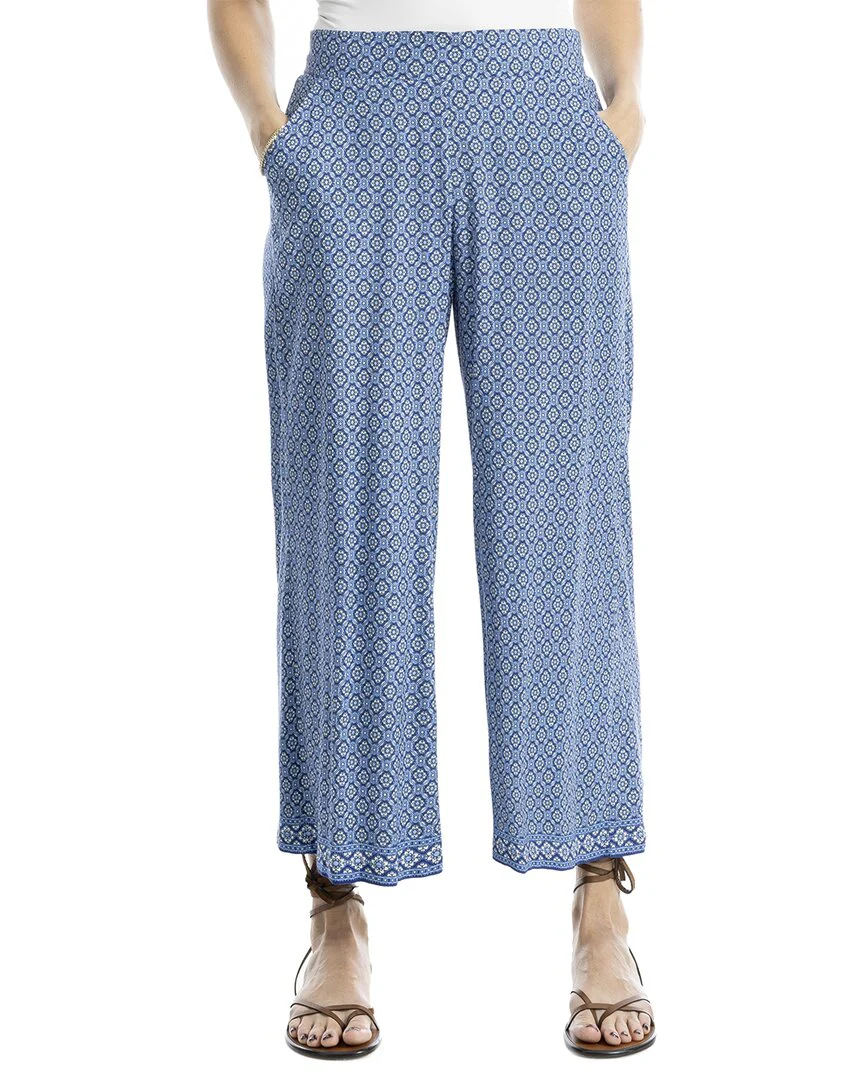 Max Studio Texture Rayon Cropped Pant