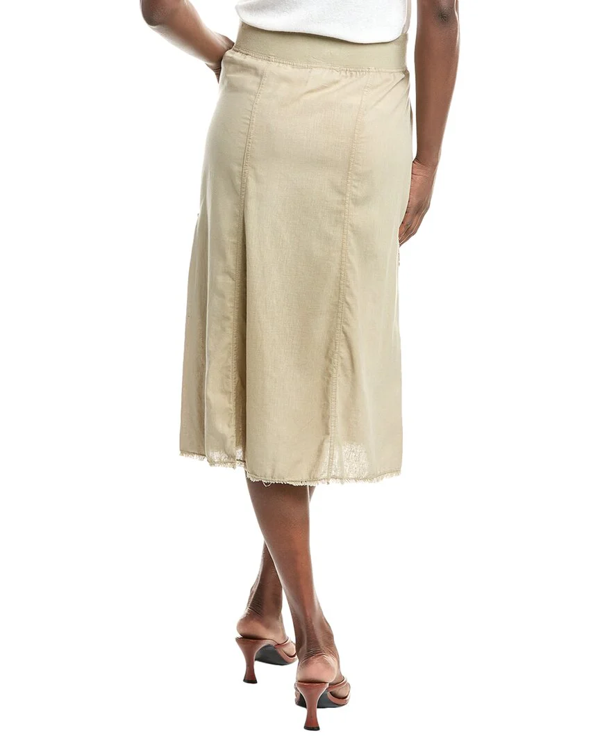 XCVI Wearables Linen-Blend Skirt