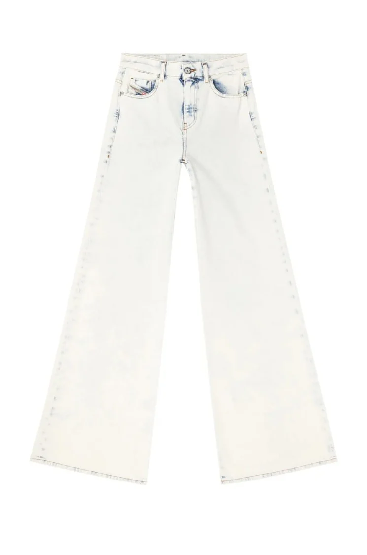 D-Akemi L.32 Wide-Leg High-Waisted Denim Pants