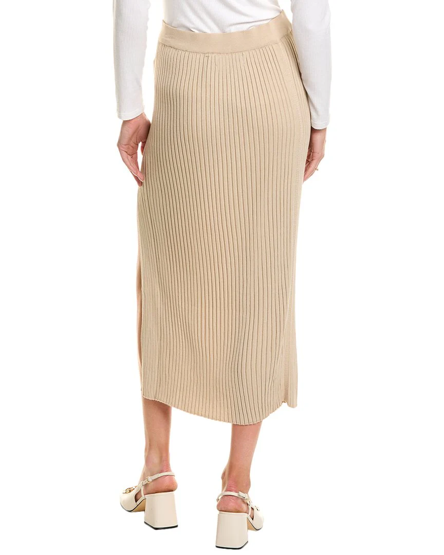 THEO The Label Eos Ribbed Maxi Skirt