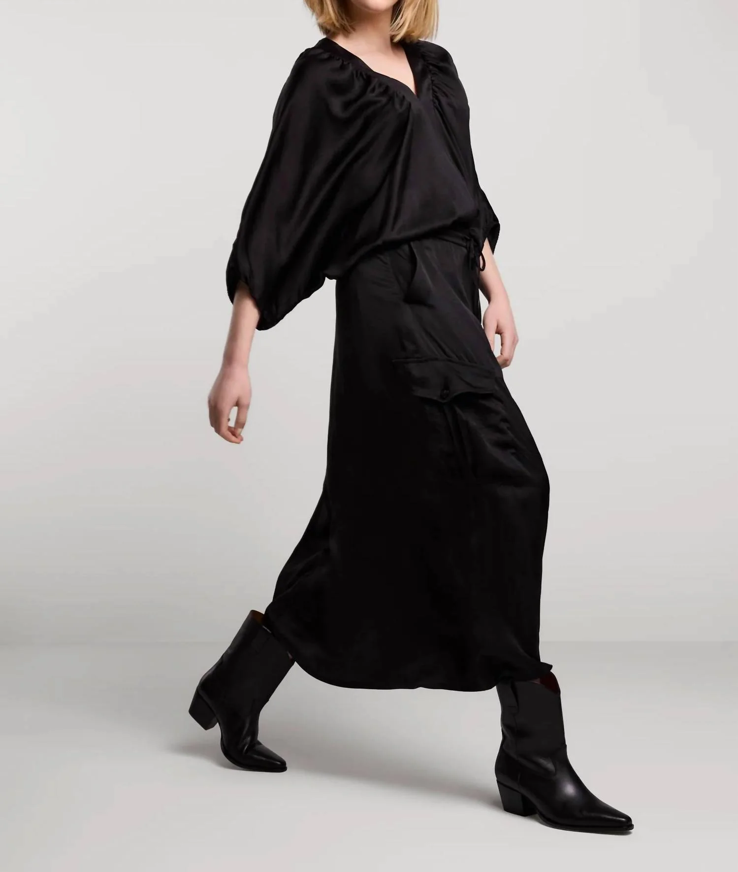 Silky Touch Skirt In Black