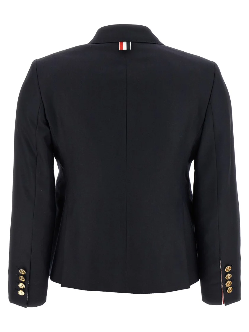 Tailored Black Wool Blazer