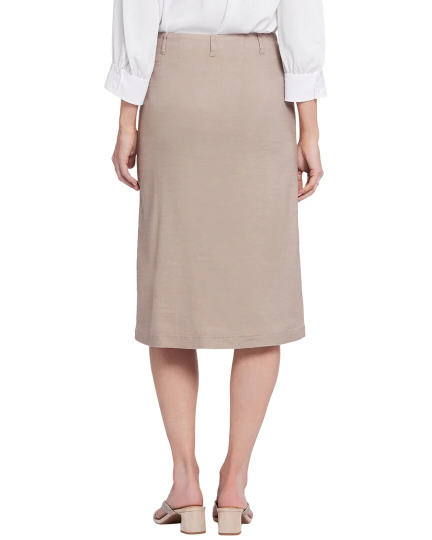 NYDJ Marilyn Linen-Blend A-Line Skirt