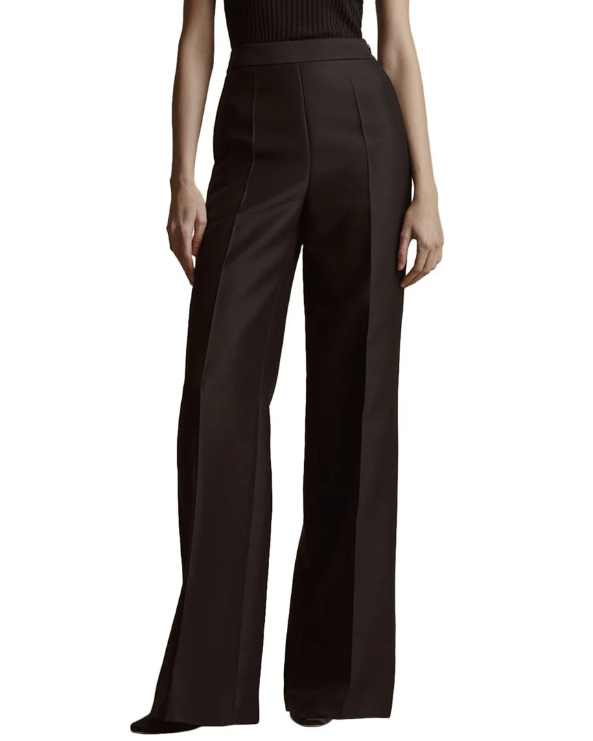 Adam Lippes Bettina Wool & Silk-Blend Pant