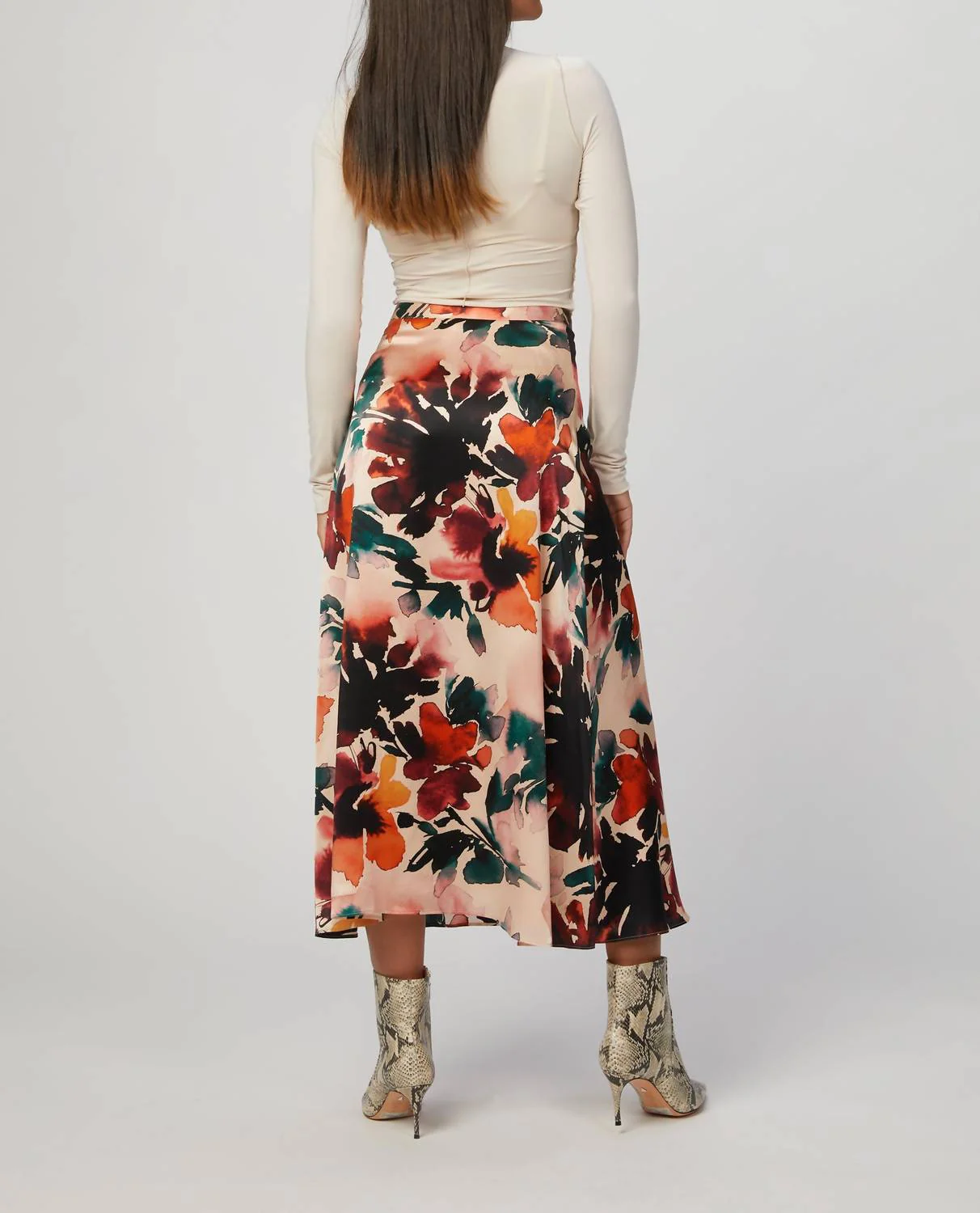 Winnie Skirt In Autumn Wildflowers