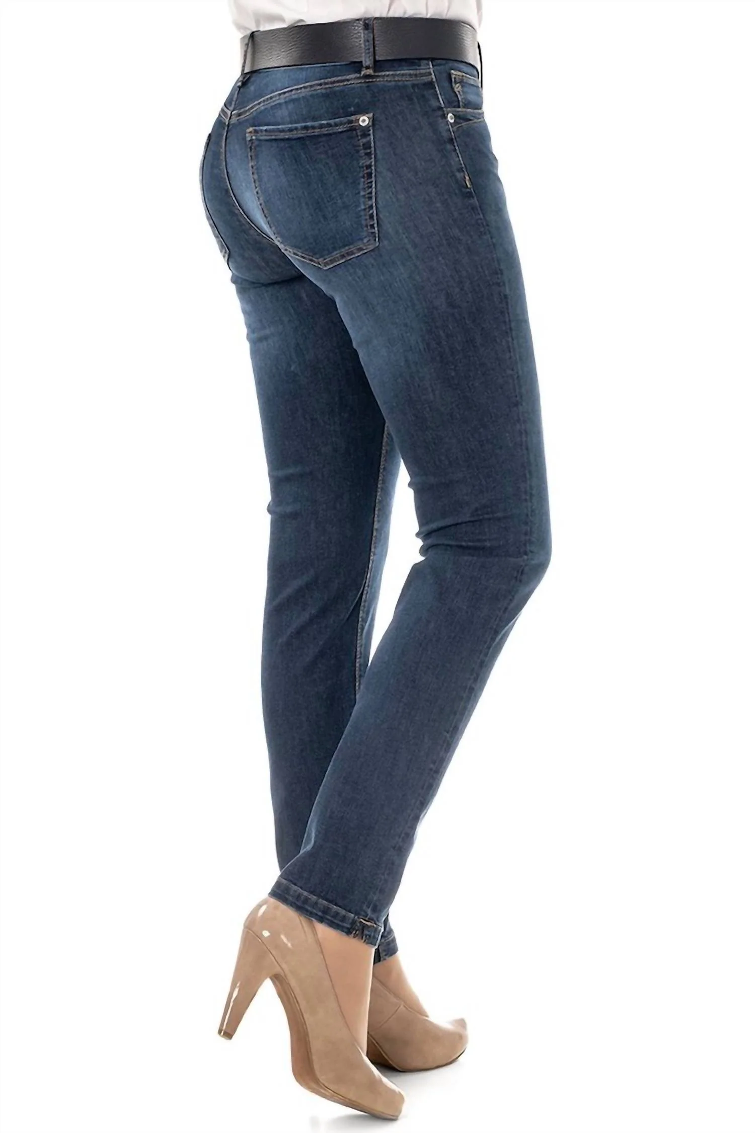 Vic 7/8 Denim Jeans In Blue