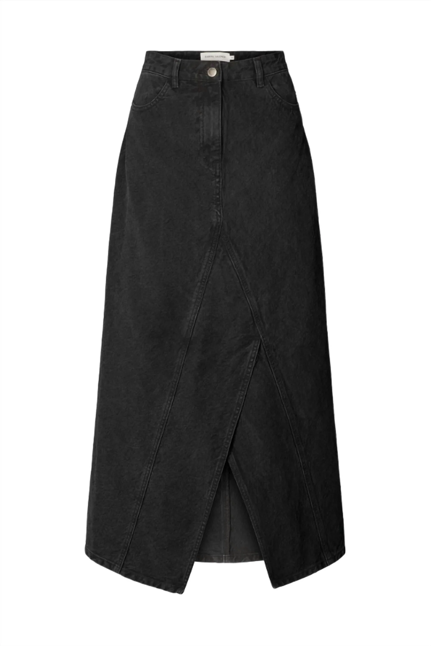 Women's Denim Black Skirt In Kiddie