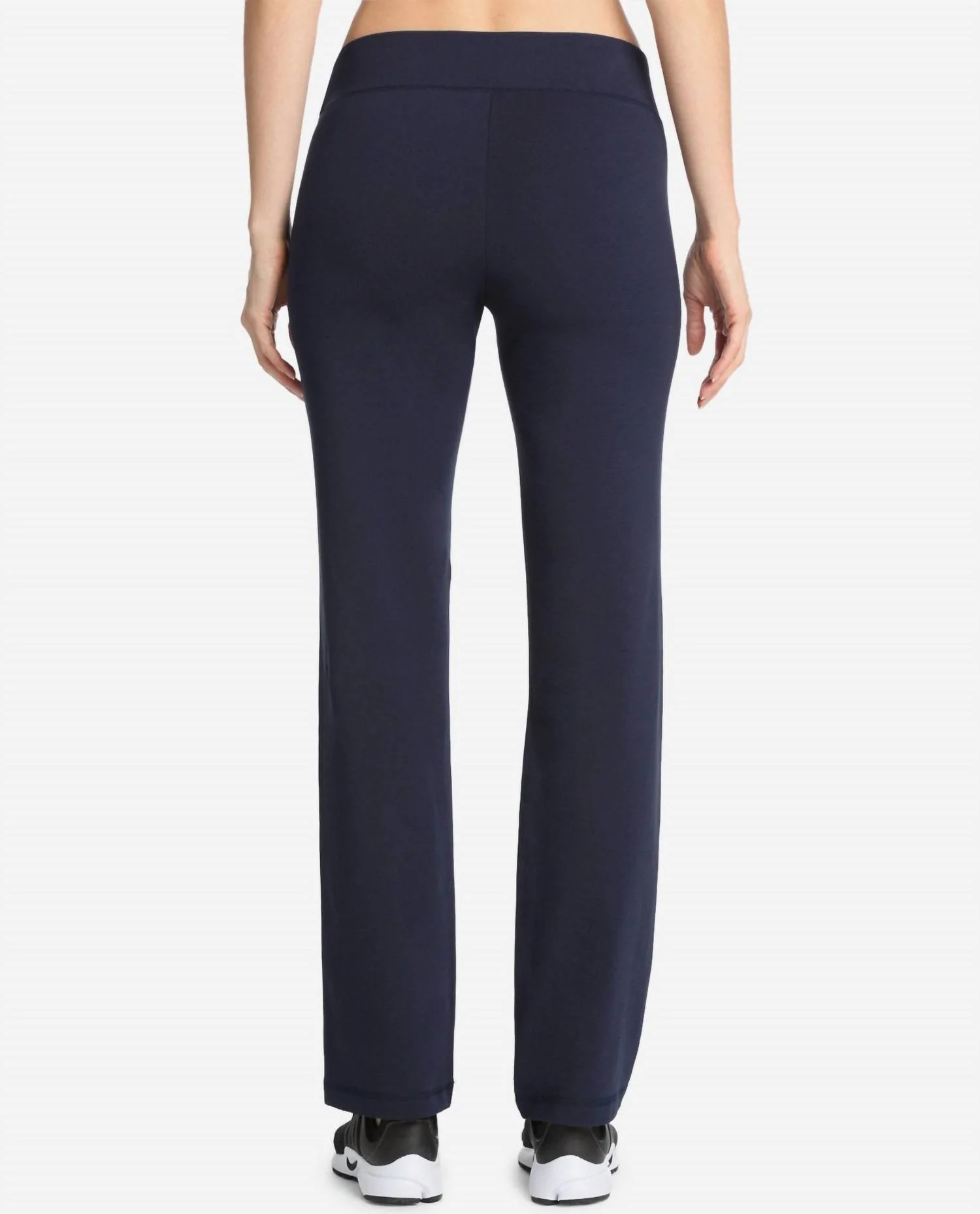 Plus Size Essentials Yoga Pants In Midnight Navy