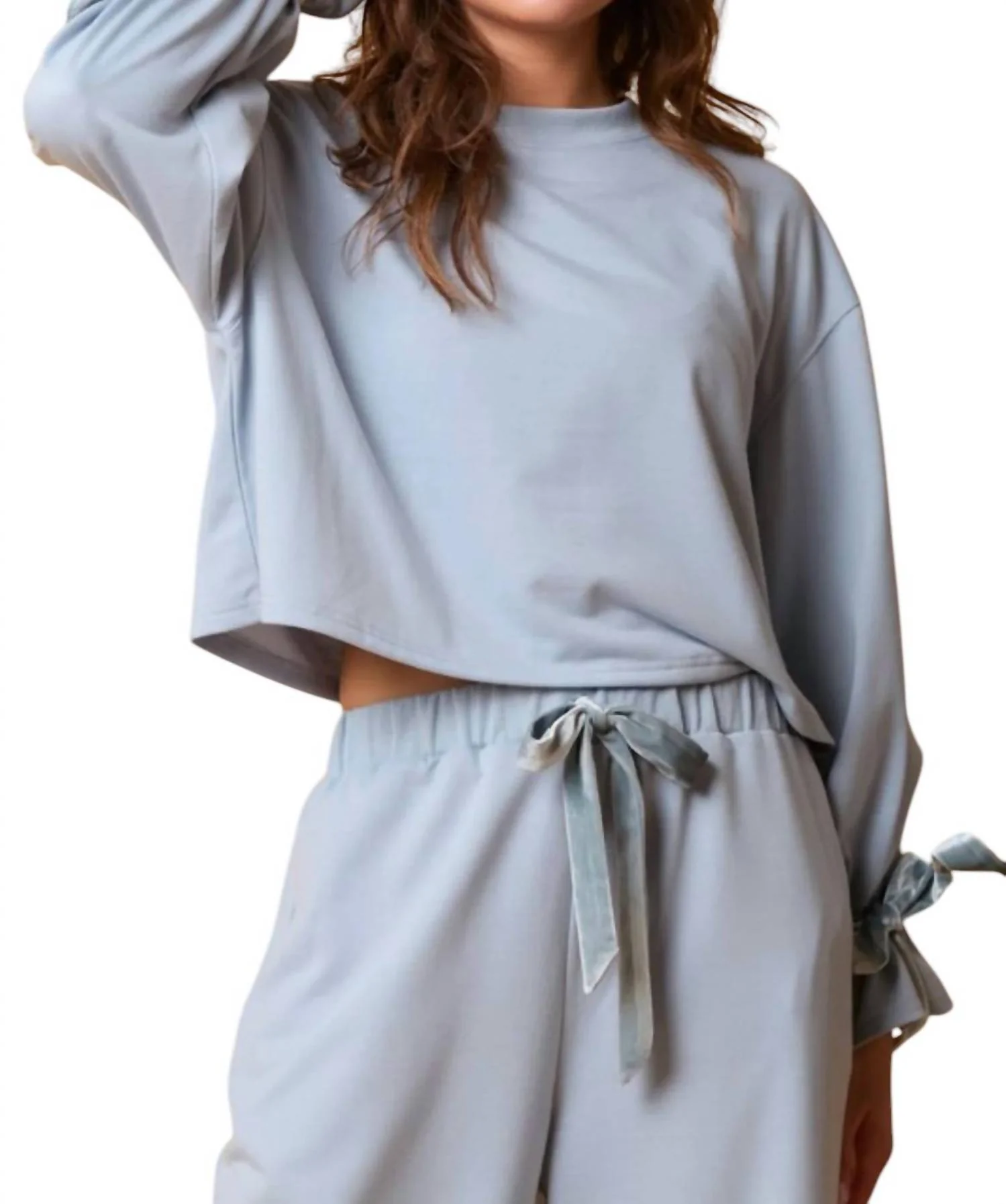 Lounge Set In Dusty Blue