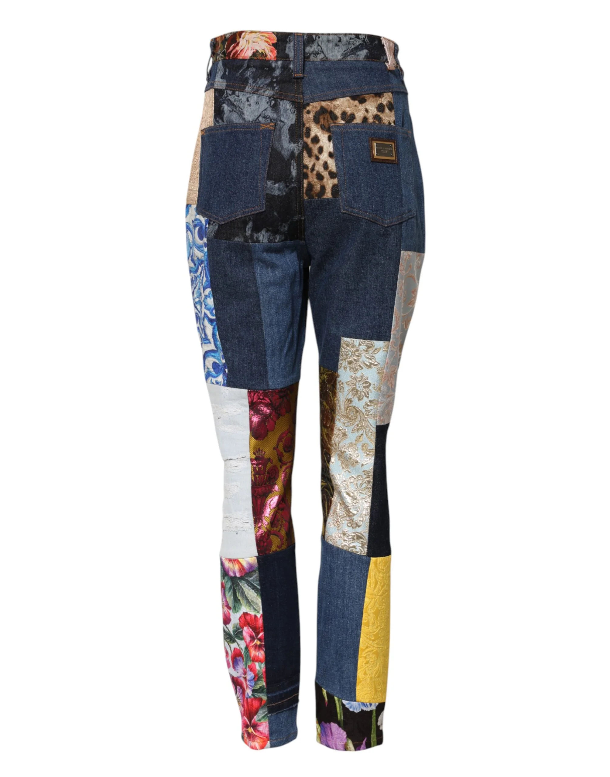 Dolce & Gabbana multi Patchwork Skinny blue Women's Jeans