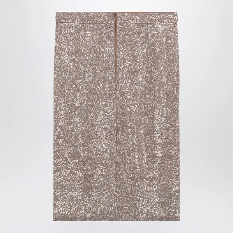 Giuseppe Di Morabito Women's Midi Skirt With Rhinestones