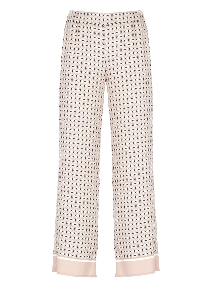 Pink Cashmere Viscose Pants