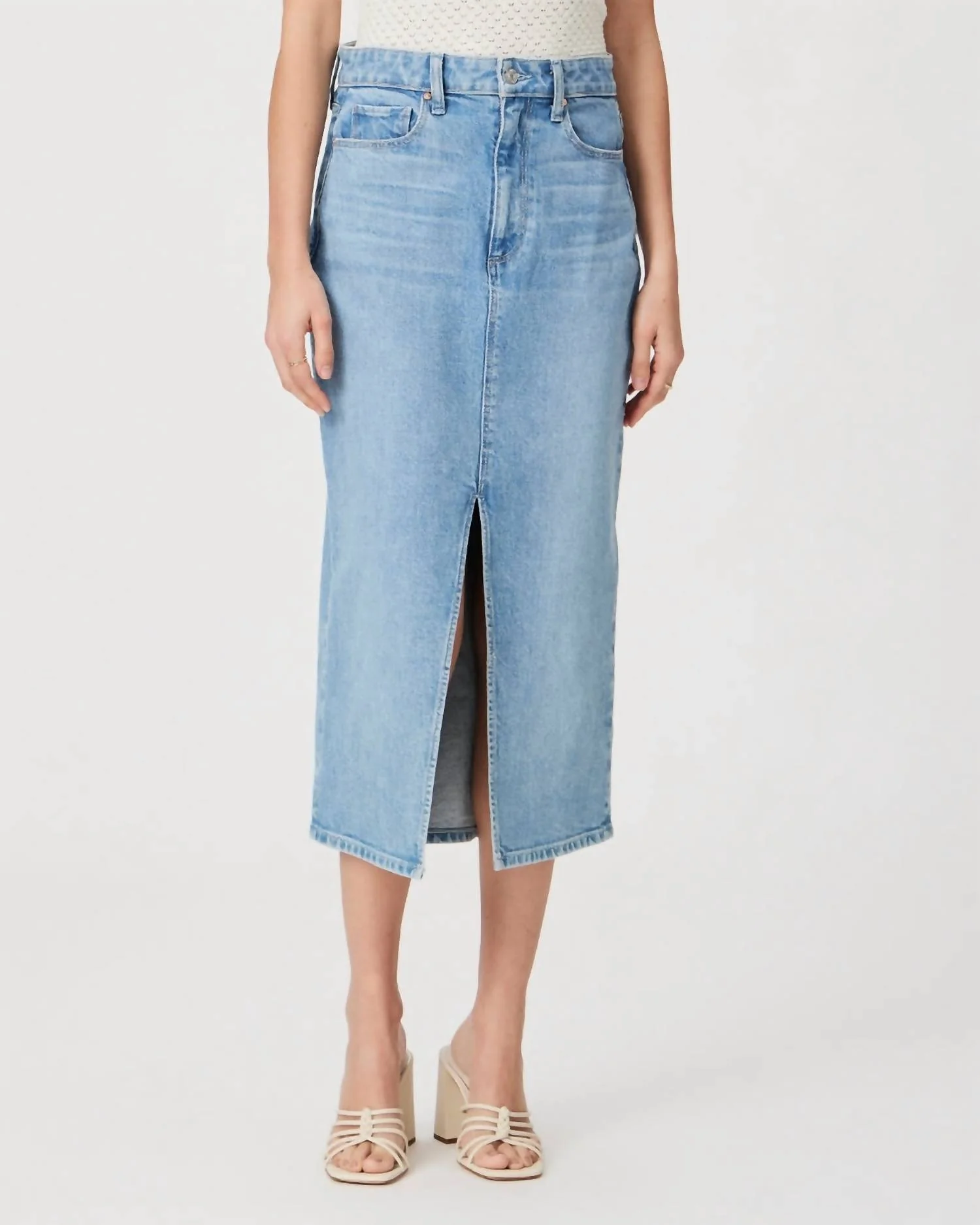 Angela Midi Skirt In Ysabel