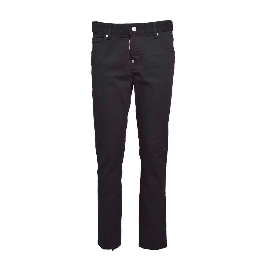 Jennifer Dyed Jeans In Black Cotton