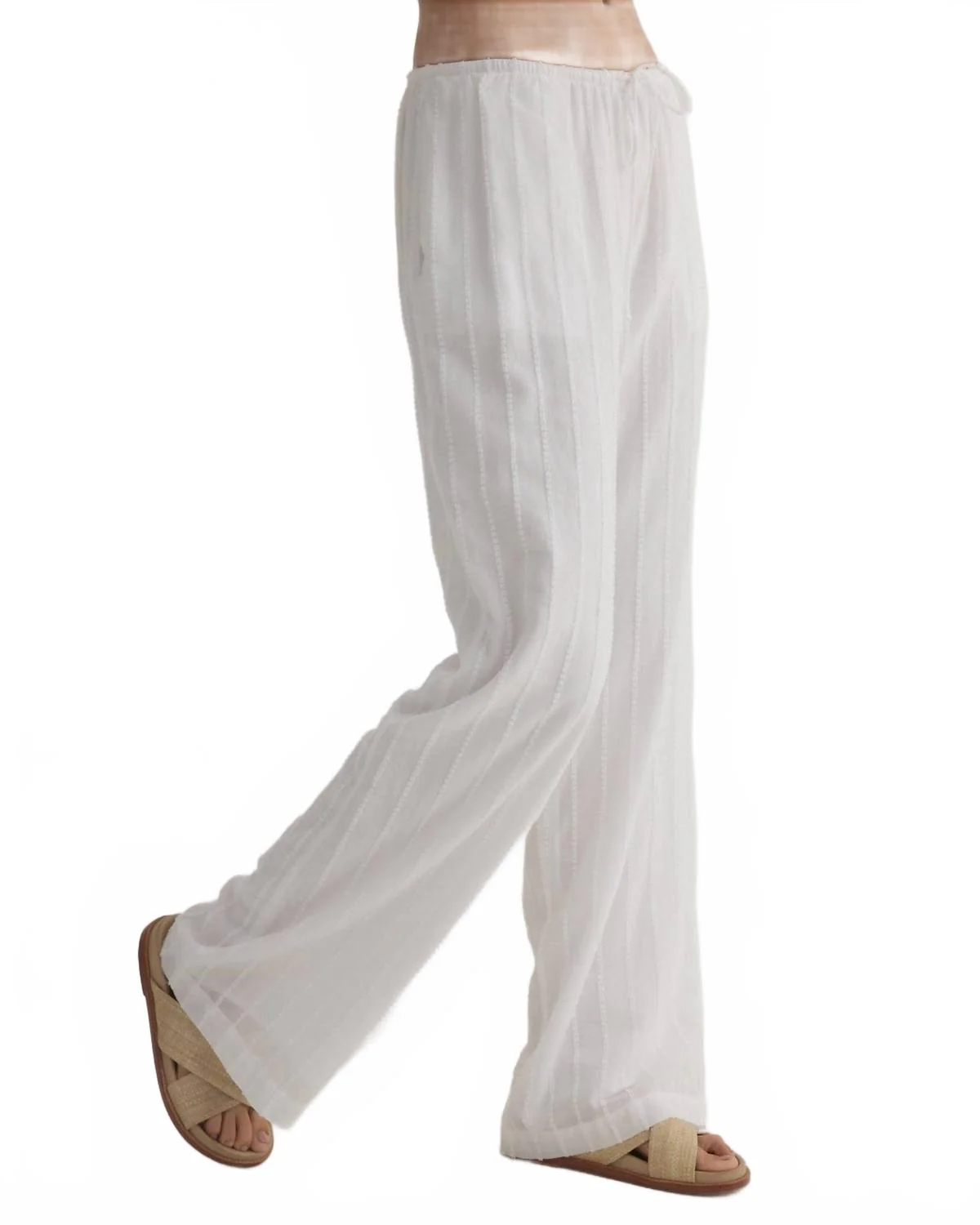 Wide Leg Pant In White