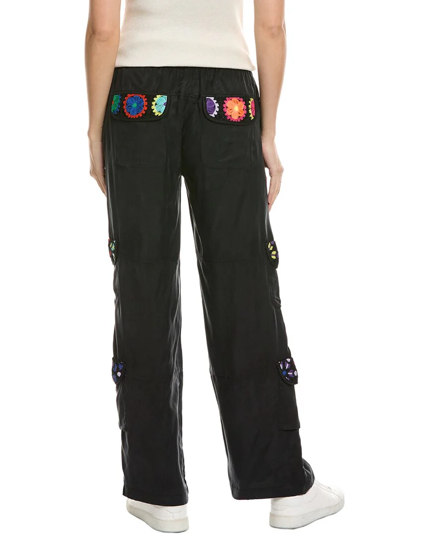 Johnny Was Petite Phillis Crochet Pant