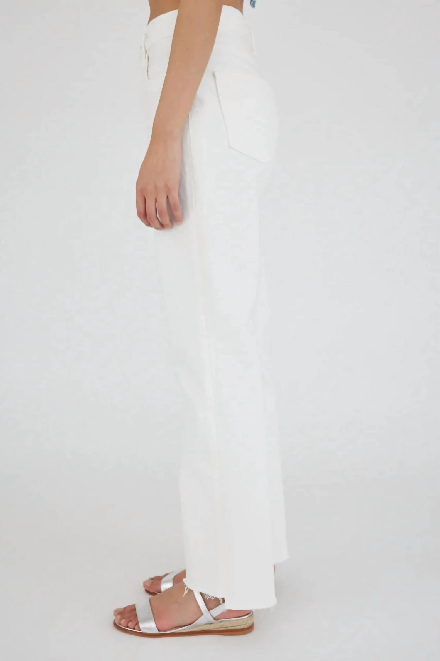 Amherst Wide Straight Jeans In White